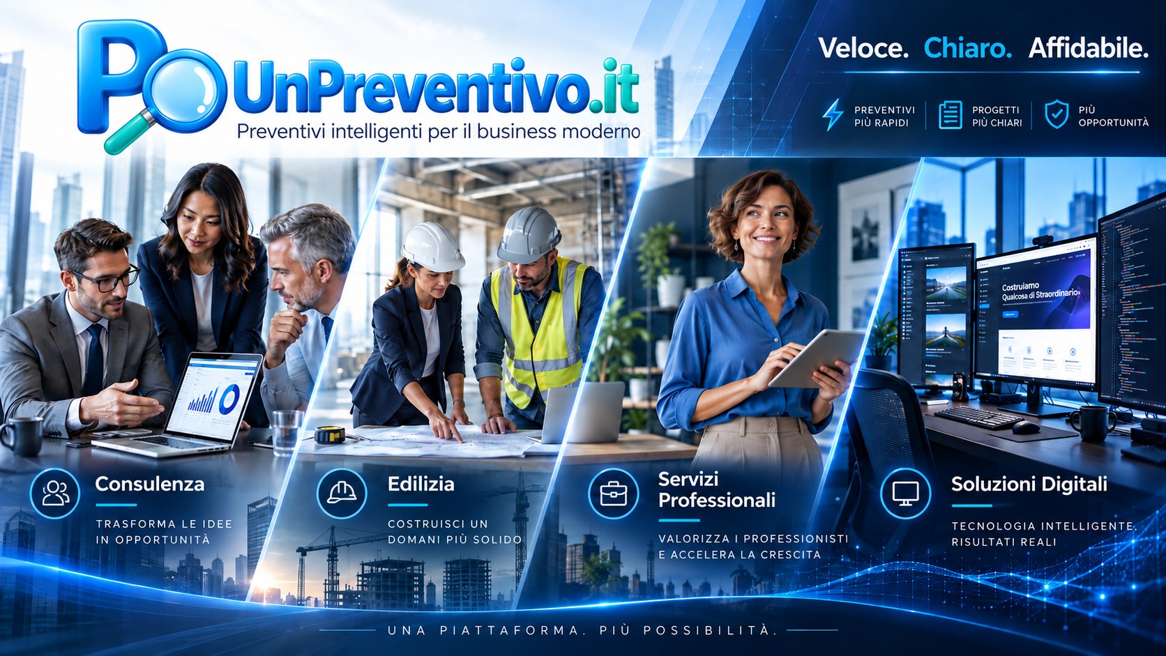 UnPreventivo — Preventivi intelligenti per il business moderno: consulenza, edilizia, servizi professionali e soluzioni digitali